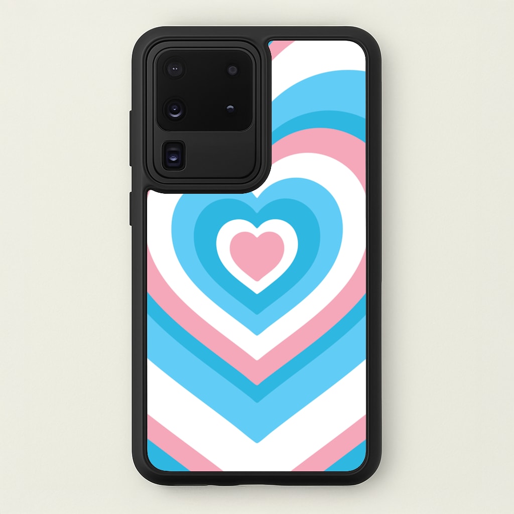 Trans Pride Heart - Pride Phone Case for Galaxy S20 Ultra