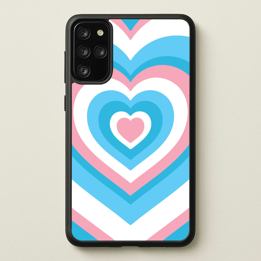 Trans Pride Heart - Pride Phone Case for Galaxy S20 Plus