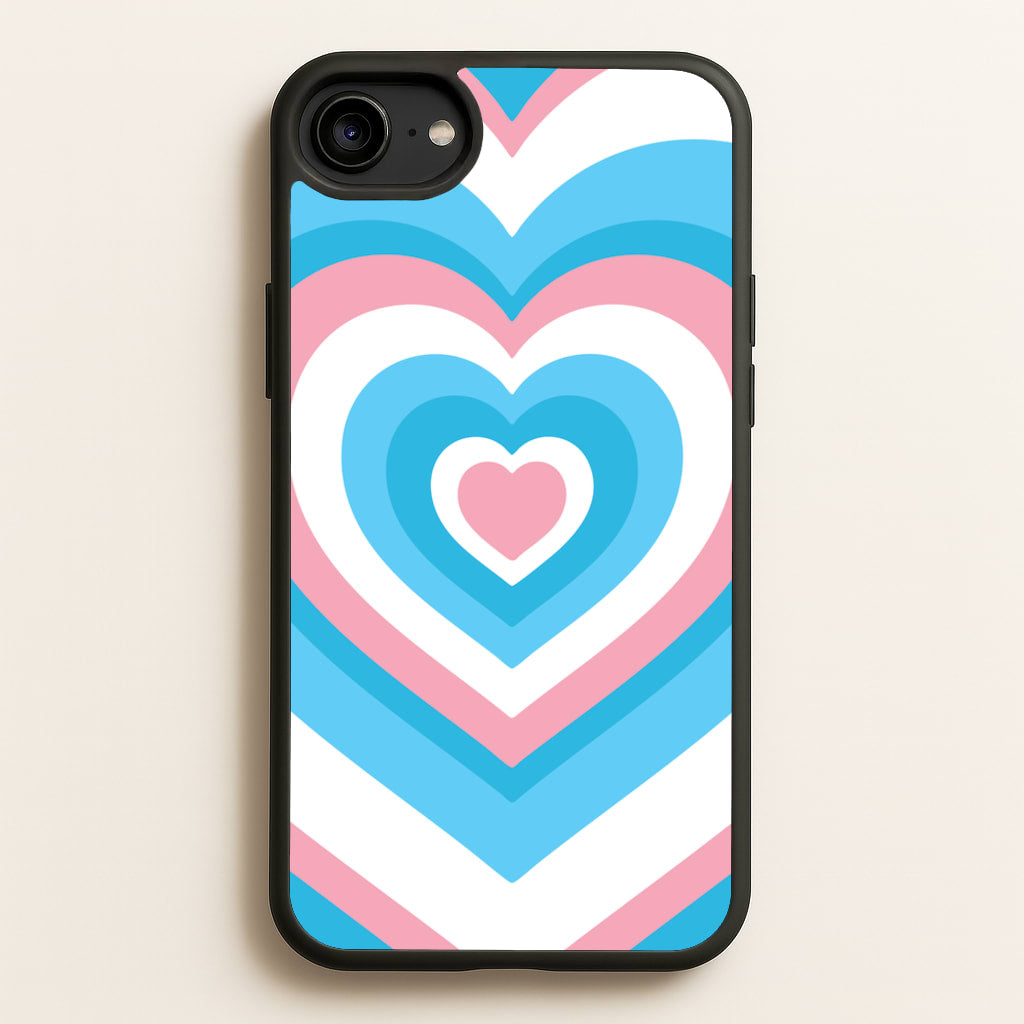 Trans Pride Heart - Pride Phone Case for iPhone 6 / 7 / 8 / SE