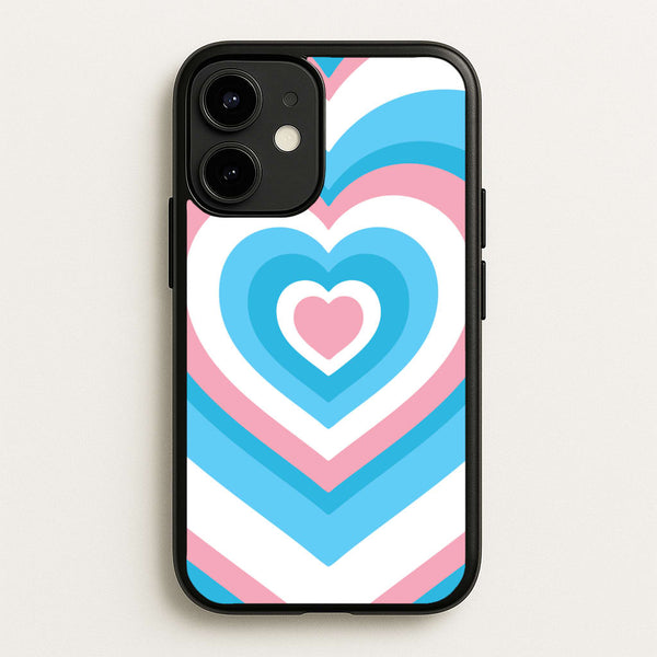 Trans Pride Heart - Pride Phone Case for iPhone 12 Mini