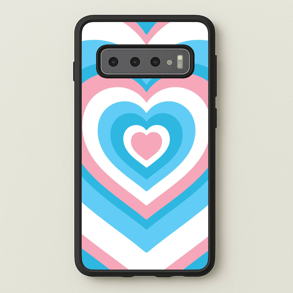 Trans Pride Heart - Pride Phone Case for Galaxy S10