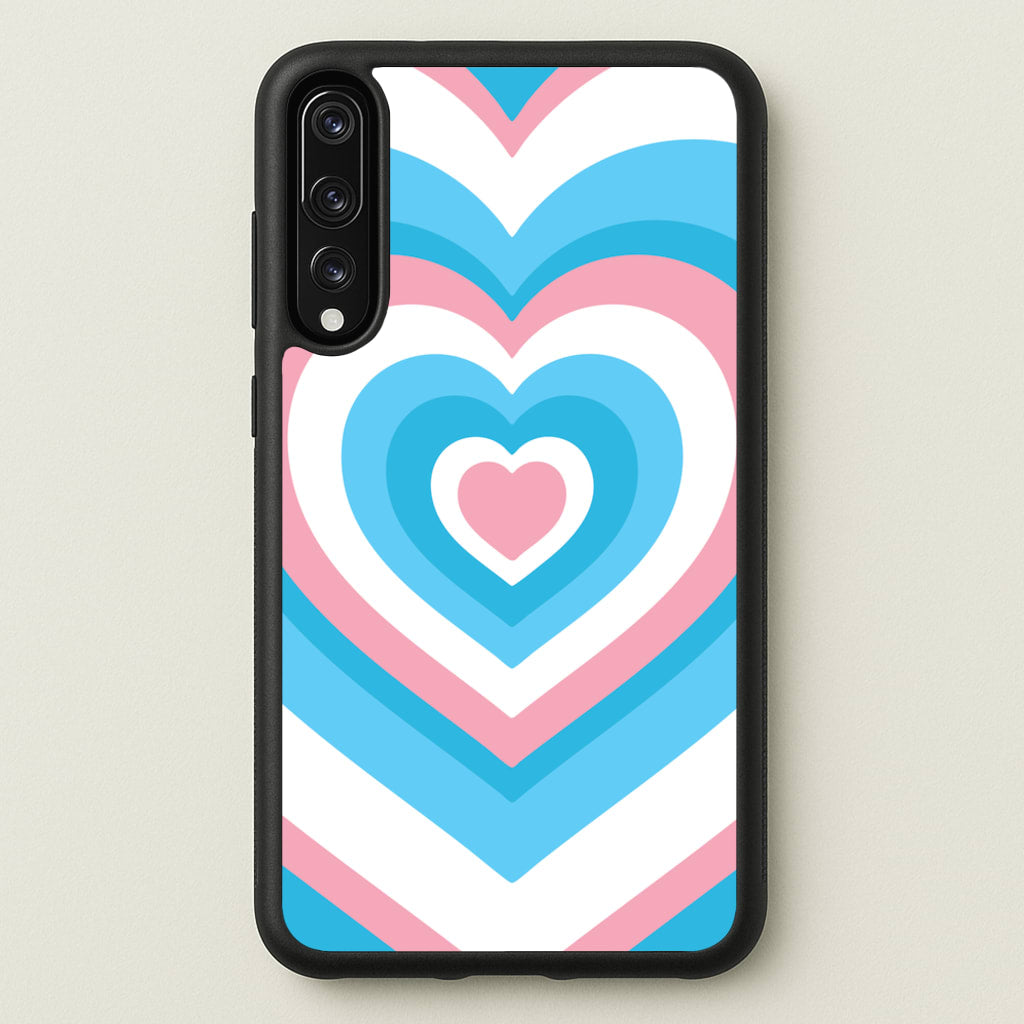 Trans Pride Heart - Pride Phone Case for Huawei P20 Pro