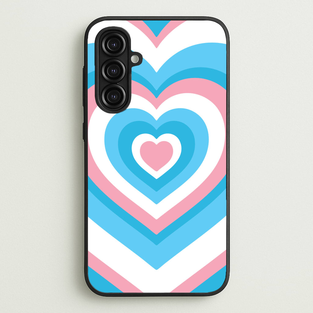 Trans Pride Heart - Pride Phone Case for Galaxy A16