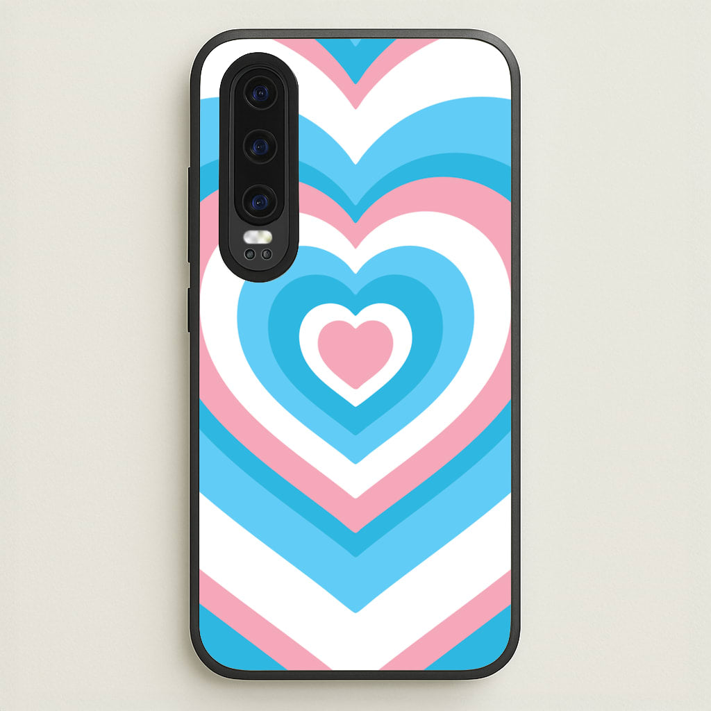 Trans Pride Heart - Pride Phone Case for Huawei P30