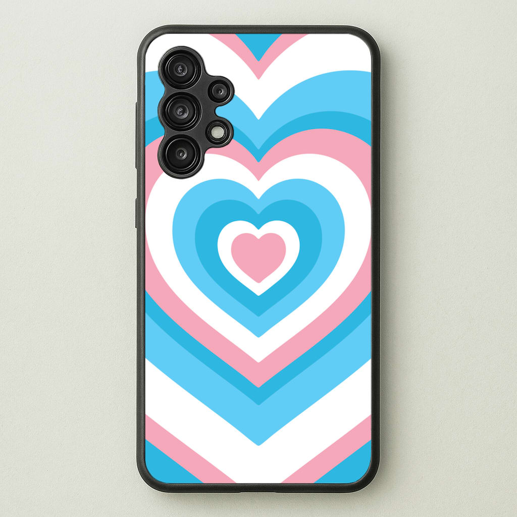 Trans Pride Heart - Pride Phone Case for Galaxy A13