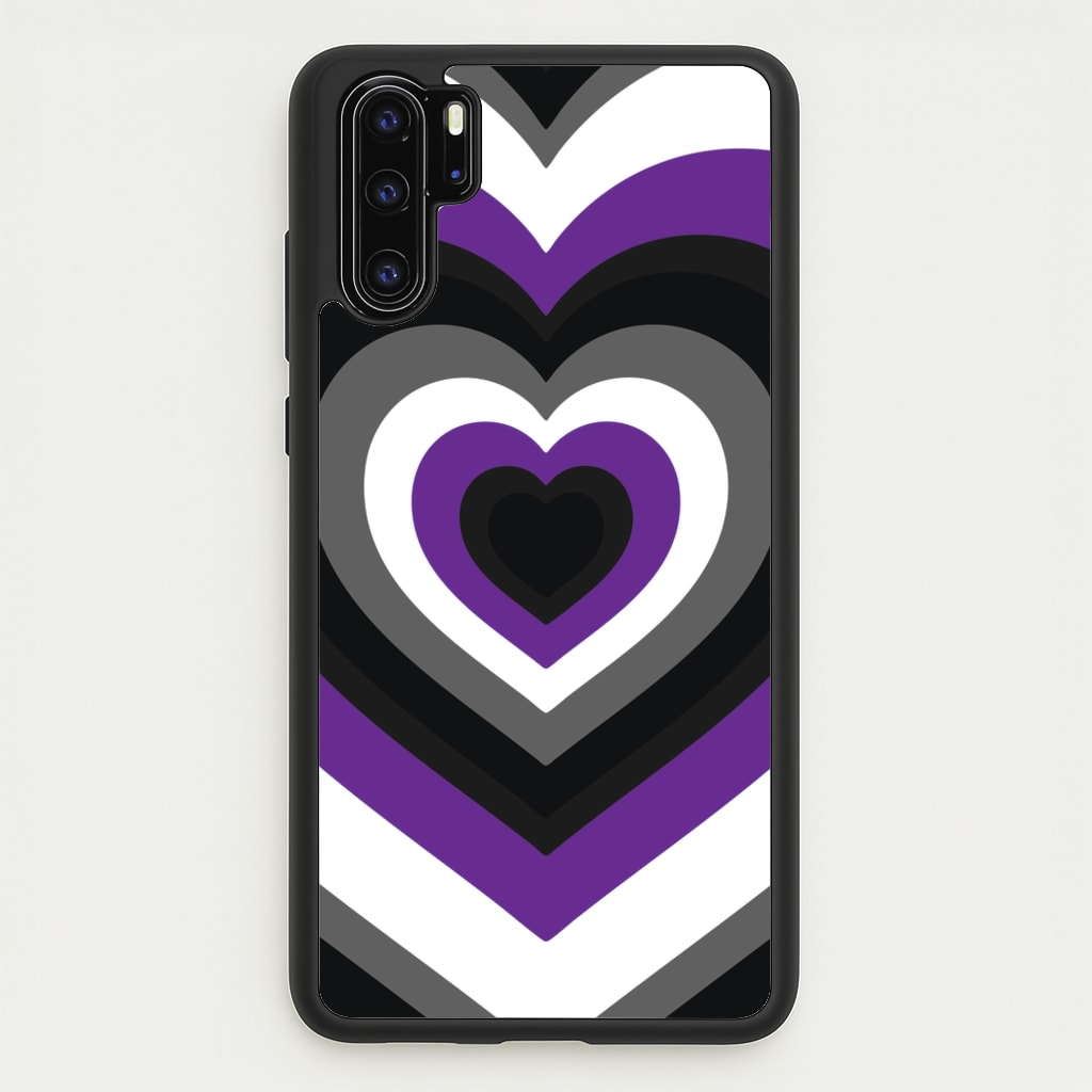 Asexual Pride Heart - Pride Phone Case for Huawei P30 Pro