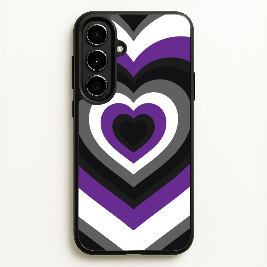 Asexual Pride Heart - Pride Phone Case for Galaxy A56