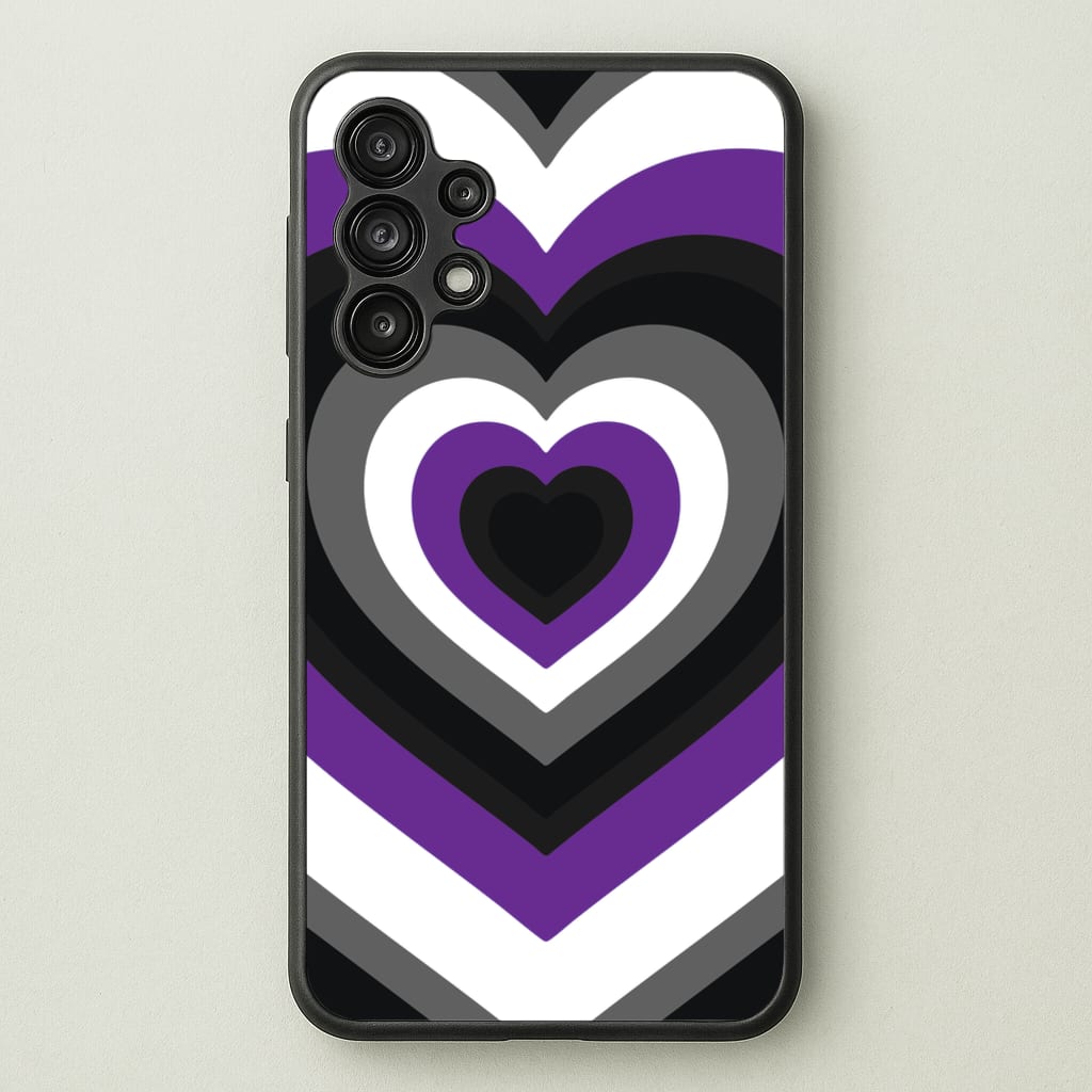 Asexual Pride Heart - Pride Phone Case for Galaxy A13