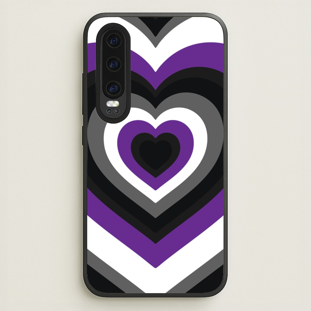 Asexual Pride Heart - Pride Phone Case for Huawei P30
