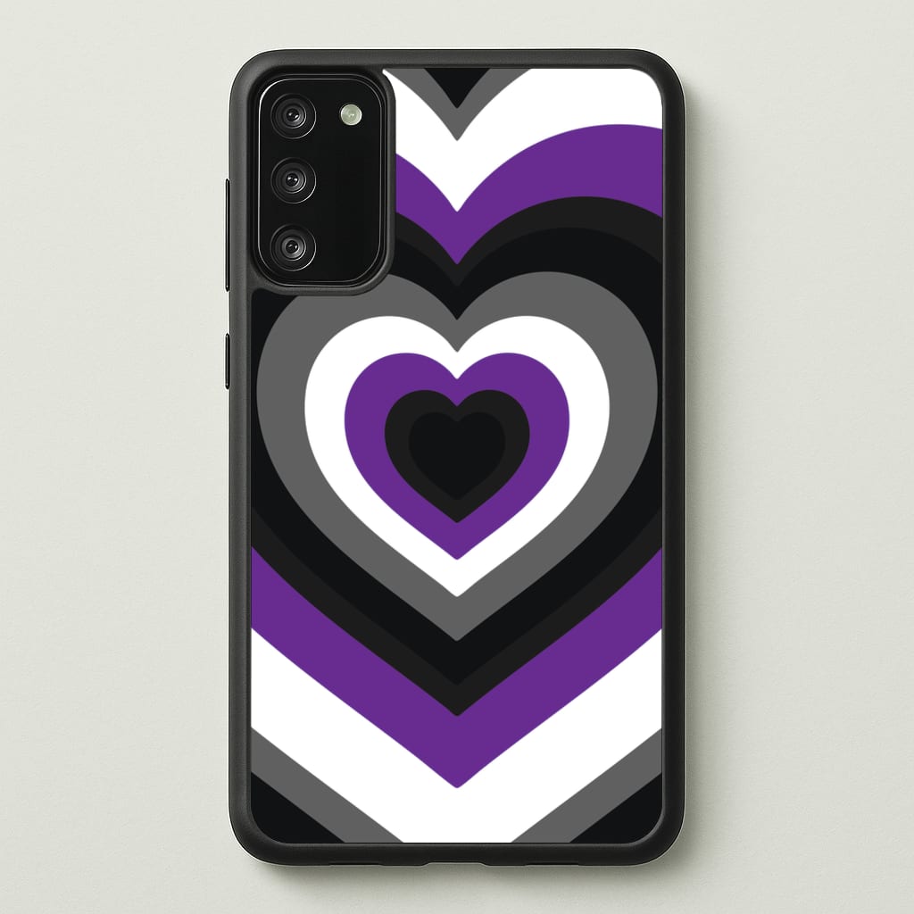Asexual Pride Heart - Pride Phone Case for Galaxy A41