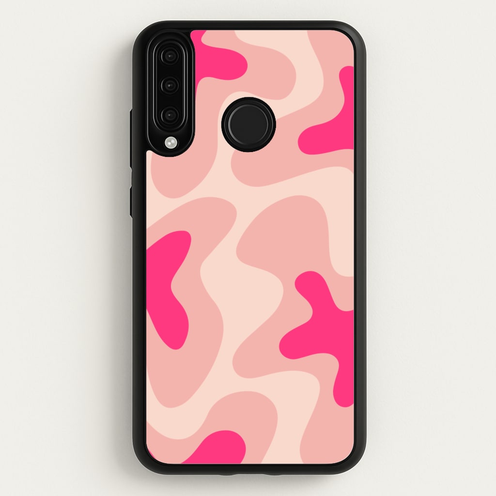 Psychedelic Pattern I - Psychedelic Phone Case for Huawei P30 Lite