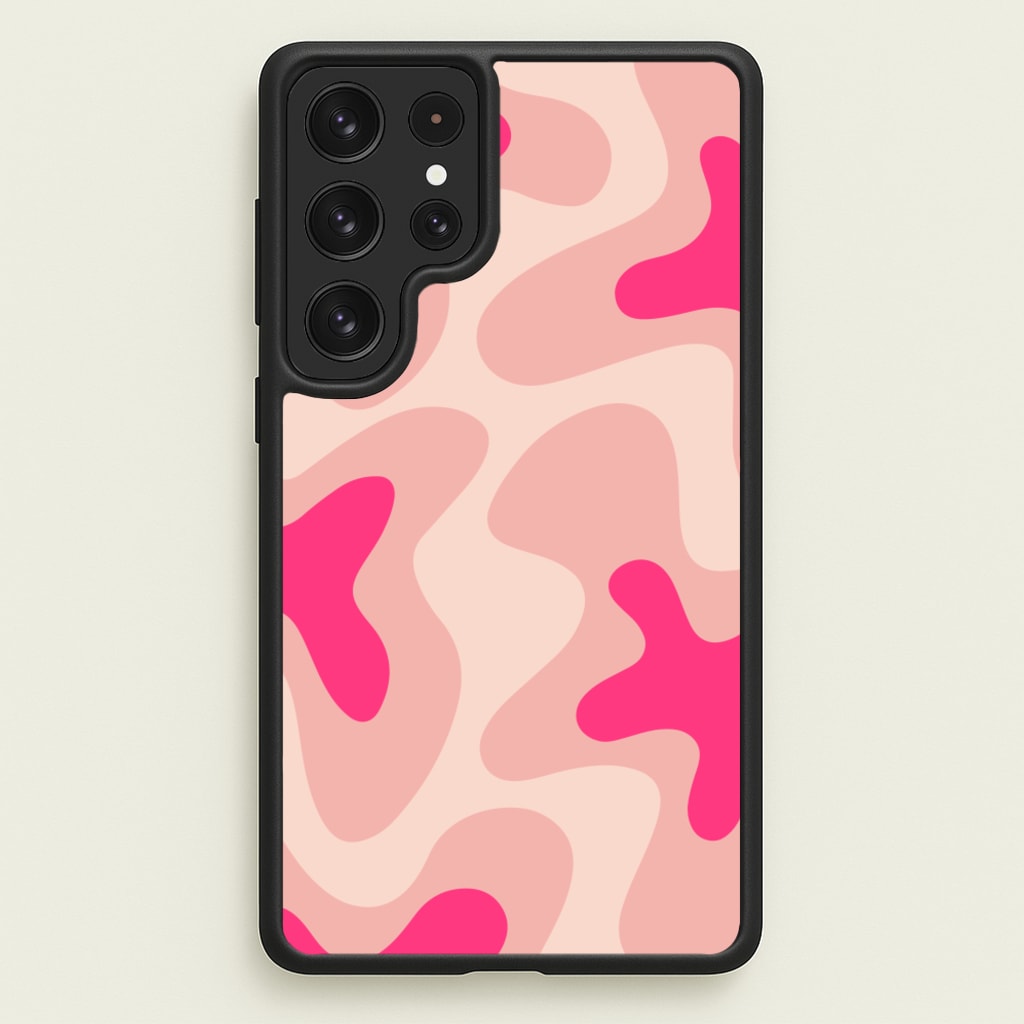Psychedelic Pattern I - Psychedelic Phone Case for Galaxy S23 Ultra
