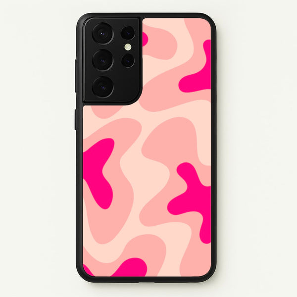 Psychedelic Pattern I - Psychedelic Phone Case for Galaxy S21 Ultra