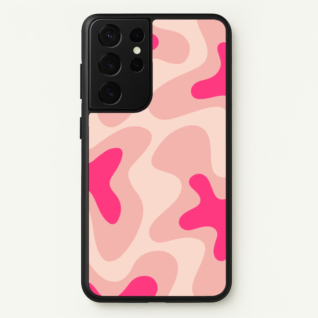 Psychedelic Pattern I - Psychedelic Phone Case for Galaxy S21 Ultra