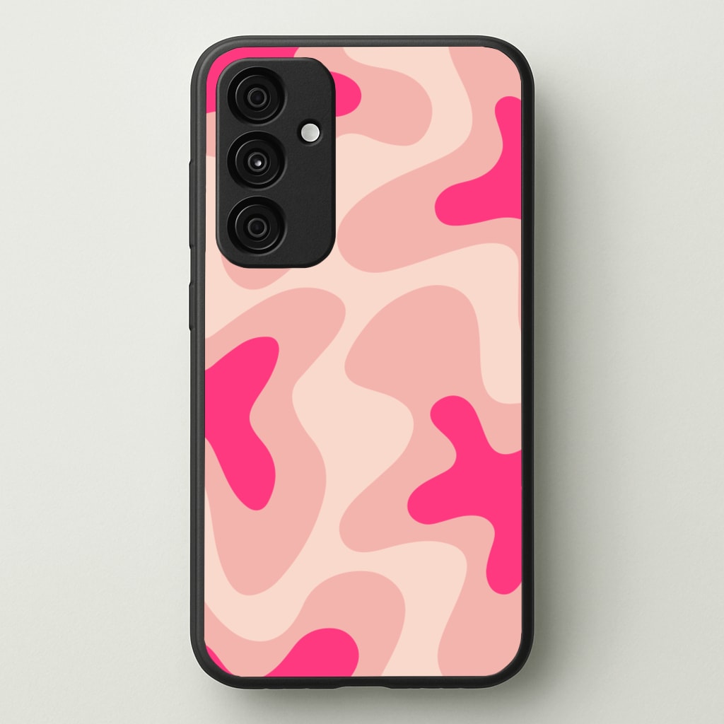 Psychedelic Pattern I - Psychedelic Phone Case for Galaxy A55