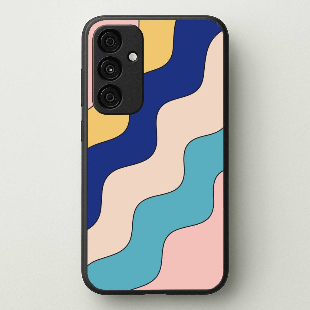 Psychedelic Pattern II - Psychedelic Phone Case for Galaxy A55