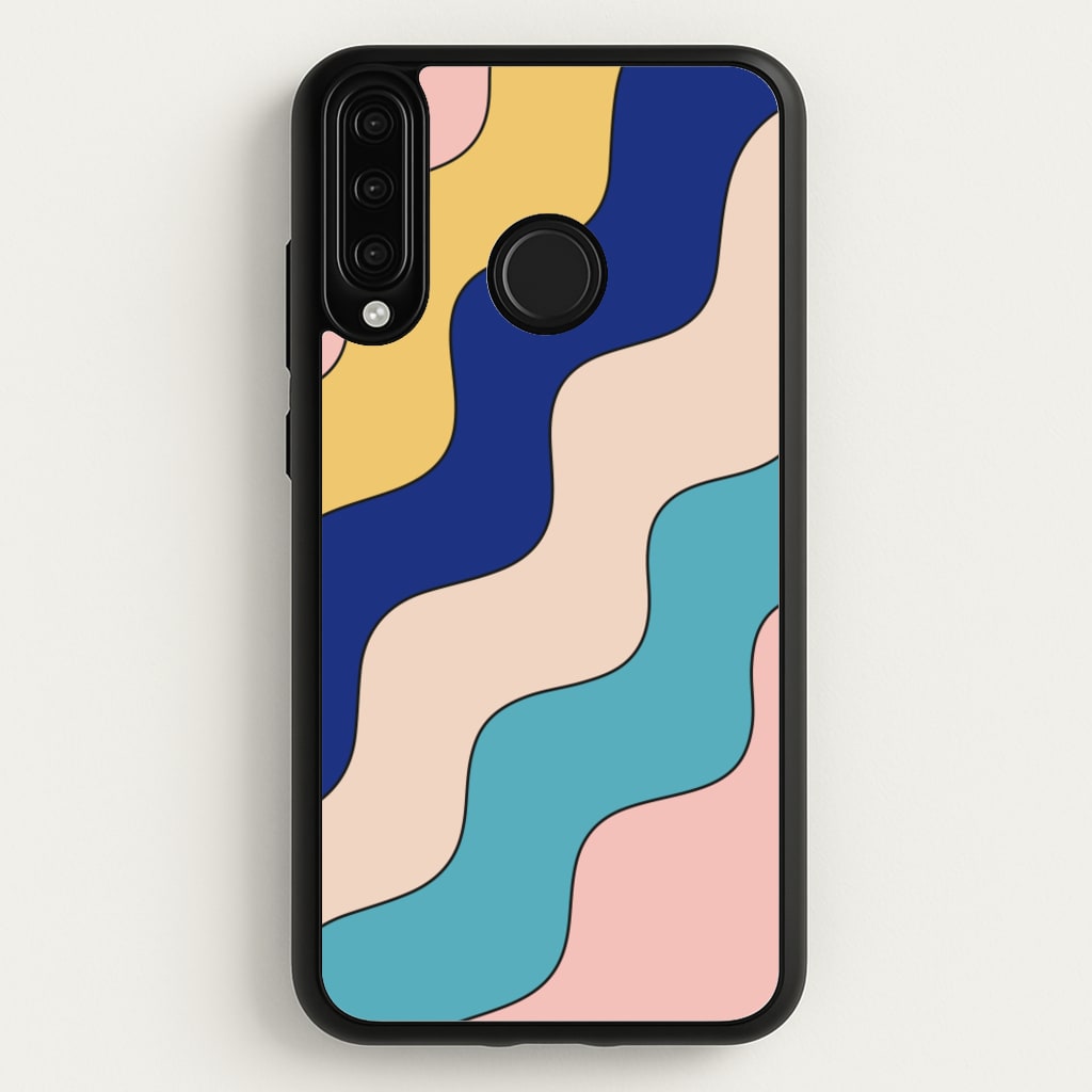 Psychedelic Pattern II - Psychedelic Phone Case for Huawei P30 Lite