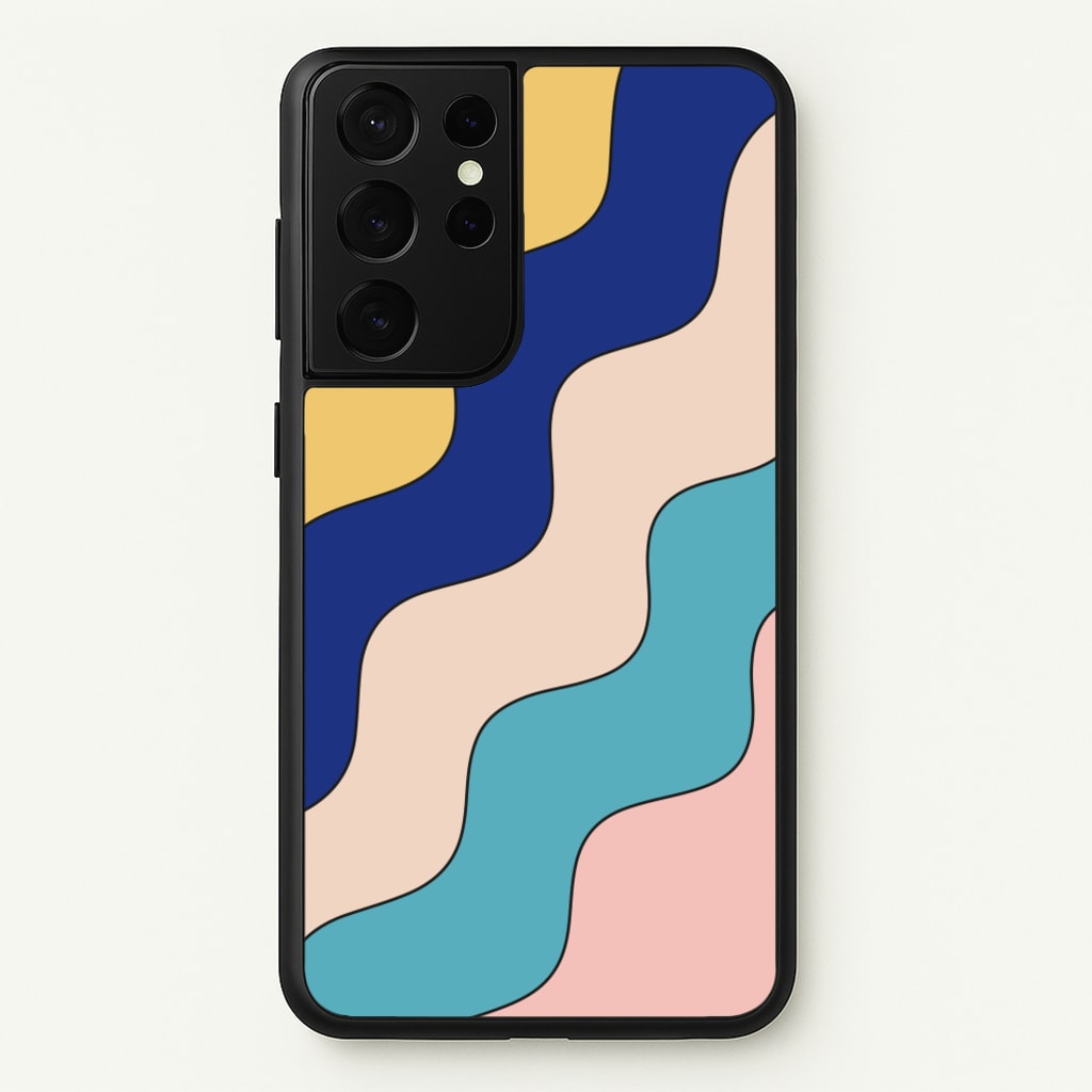 Psychedelic Pattern II - Psychedelic Phone Case for Galaxy S21 Ultra