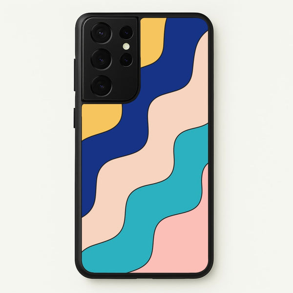 Psychedelic Pattern II - Psychedelic Phone Case for Galaxy S21 Ultra