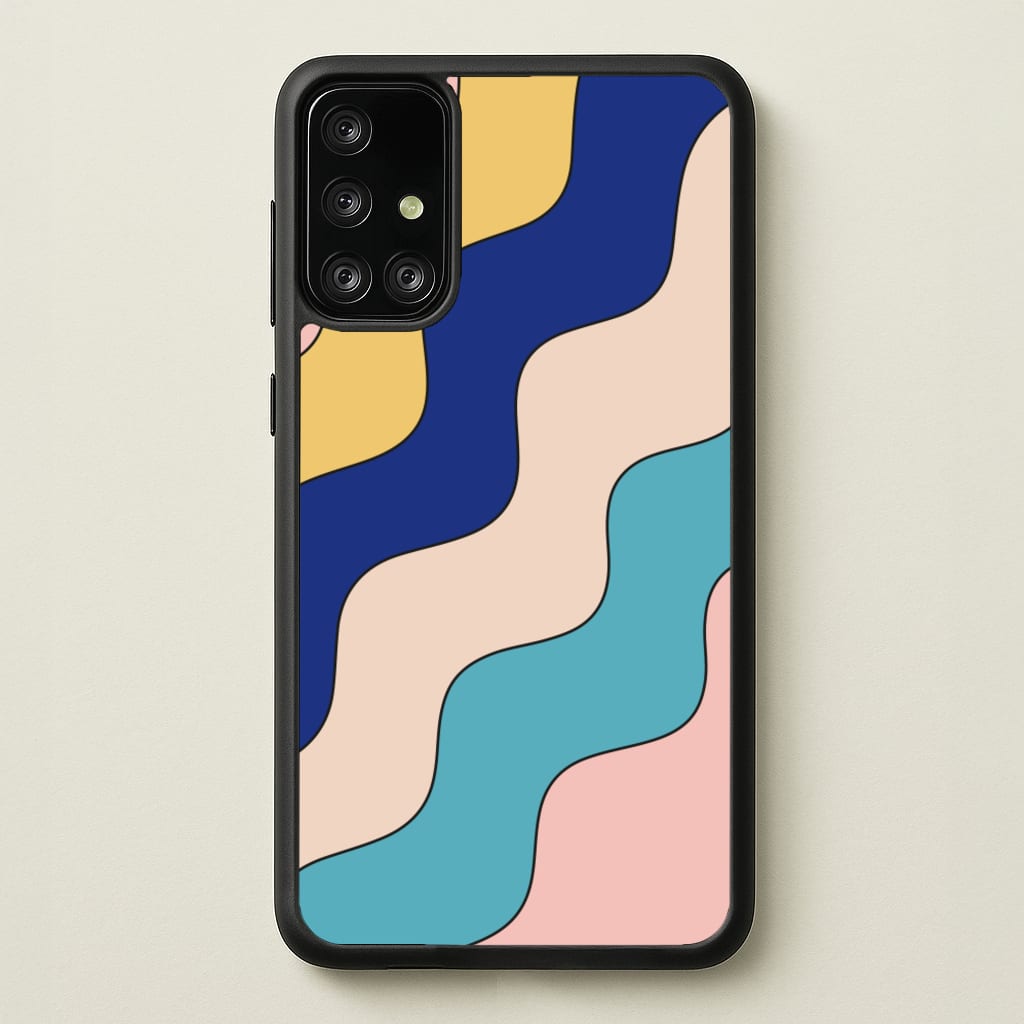 Psychedelic Pattern II - Psychedelic Phone Case for Galaxy A71