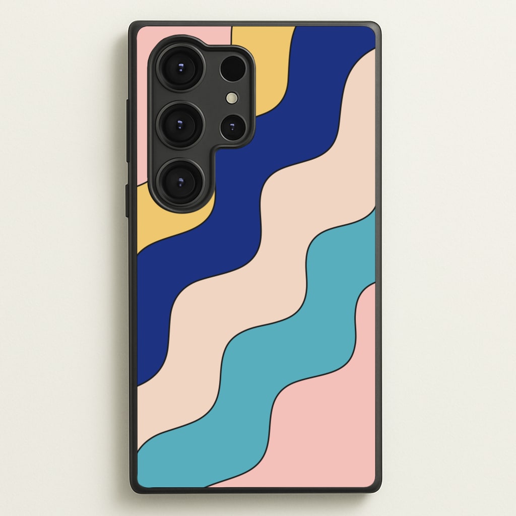 Psychedelic Pattern II - Psychedelic Phone Case for Galaxy S25 Ultra