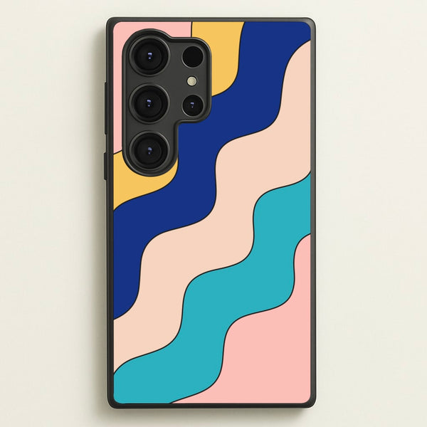 Psychedelic Pattern II - Psychedelic Phone Case for Galaxy S25 Ultra