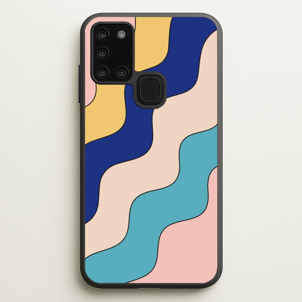 Psychedelic Pattern II - Psychedelic Phone Case for Galaxy A21s