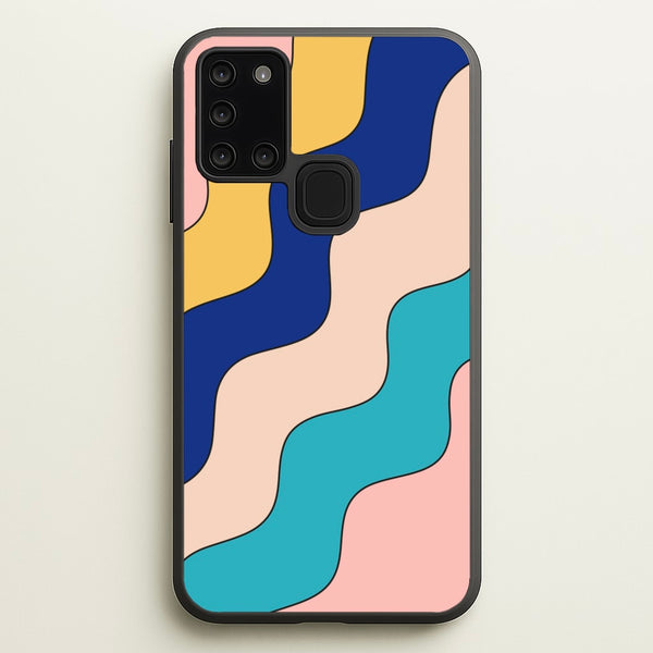 Psychedelic Pattern II - Psychedelic Phone Case for Galaxy A21s