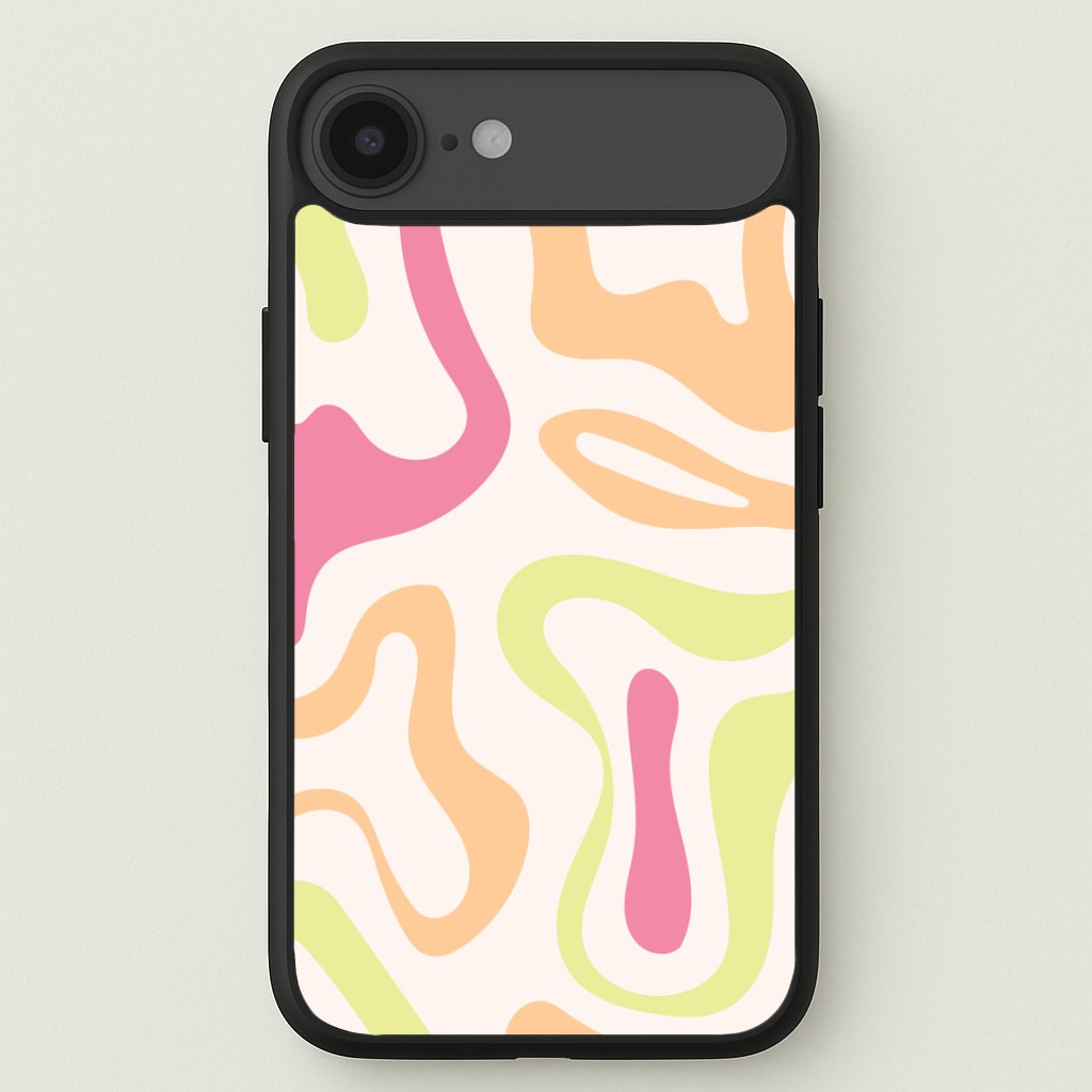 Pastel Shades Psychedelic Pattern Phone Case for iPhone 17 Air