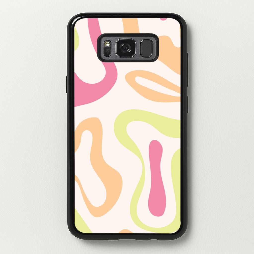 Pastel Shades Psychedelic Pattern - Psychedelic Phone Case for Galaxy S8