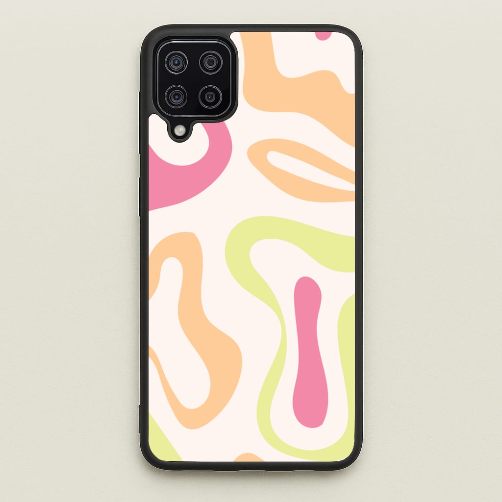 Pastel Shades Psychedelic Pattern - Psychedelic Phone Case for Galaxy A12