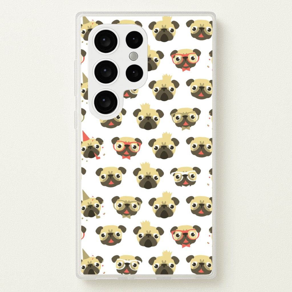 Pug Life - Pug Pattern - Phone Case for Galaxy S24 Ultra