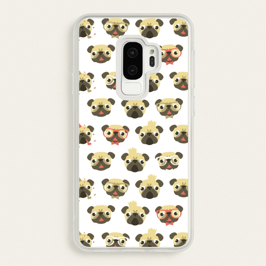Pug Life - Pug Pattern - Phone Case for Galaxy S9 Plus