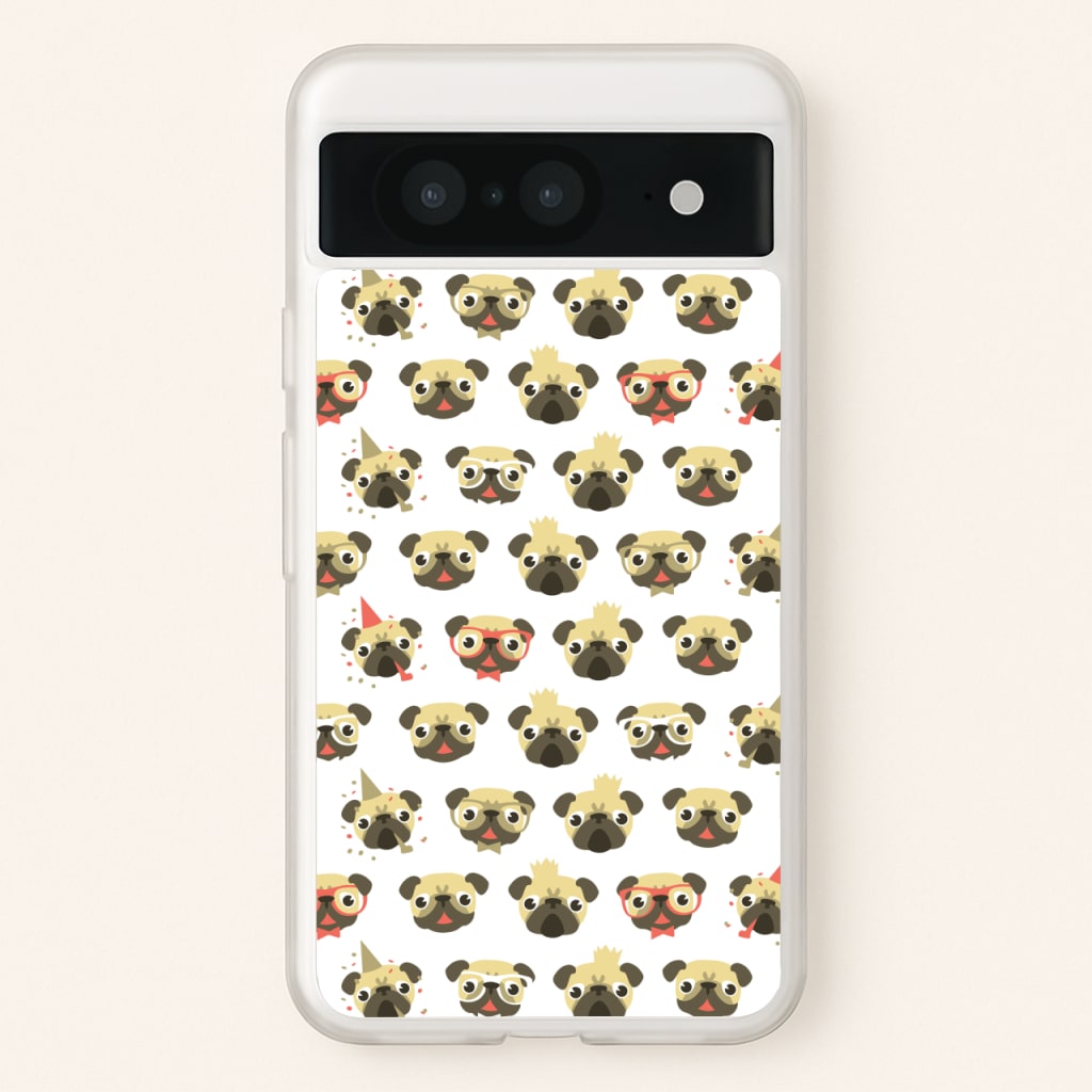 Pug Life - Pug Pattern - Phone Case for Google Pixel 8