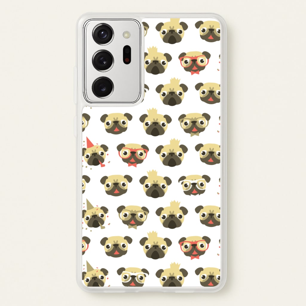 Pug Life - Pug Pattern - Phone Case for Galaxy Note 20 Ultra