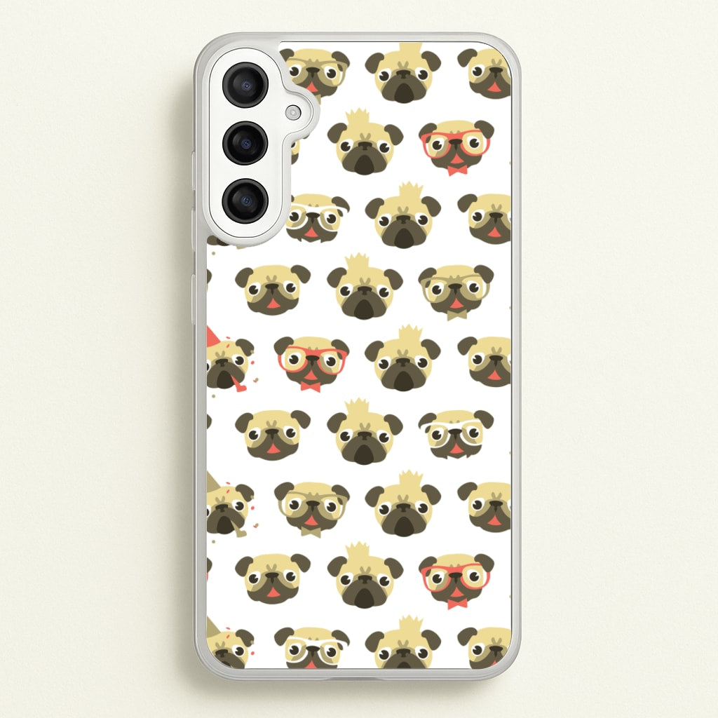 Pug Life - Pug Pattern - Phone Case for Galaxy A36
