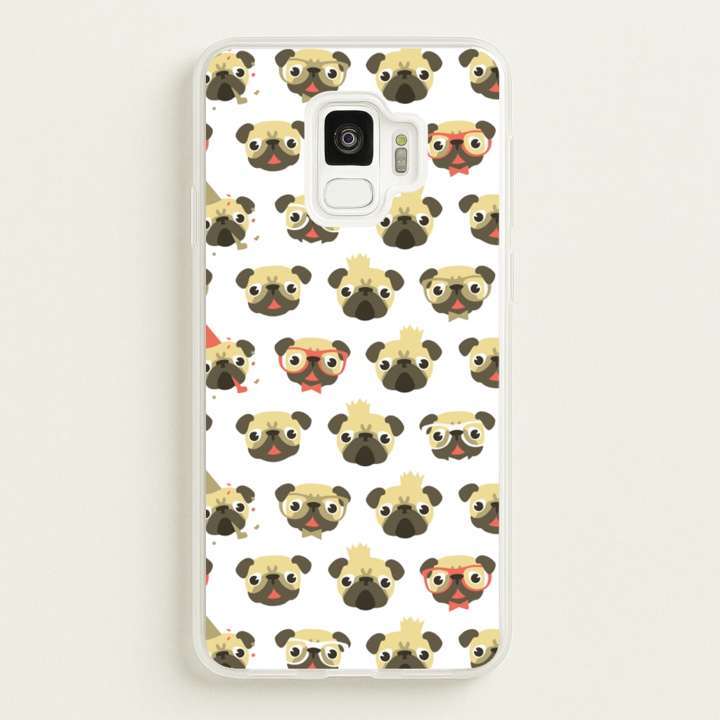 Pug Life - Pug Pattern - Phone Case for Galaxy S9