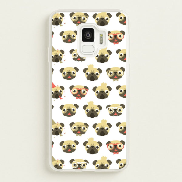 Pug Life - Pug Pattern - Phone Case for Galaxy S9