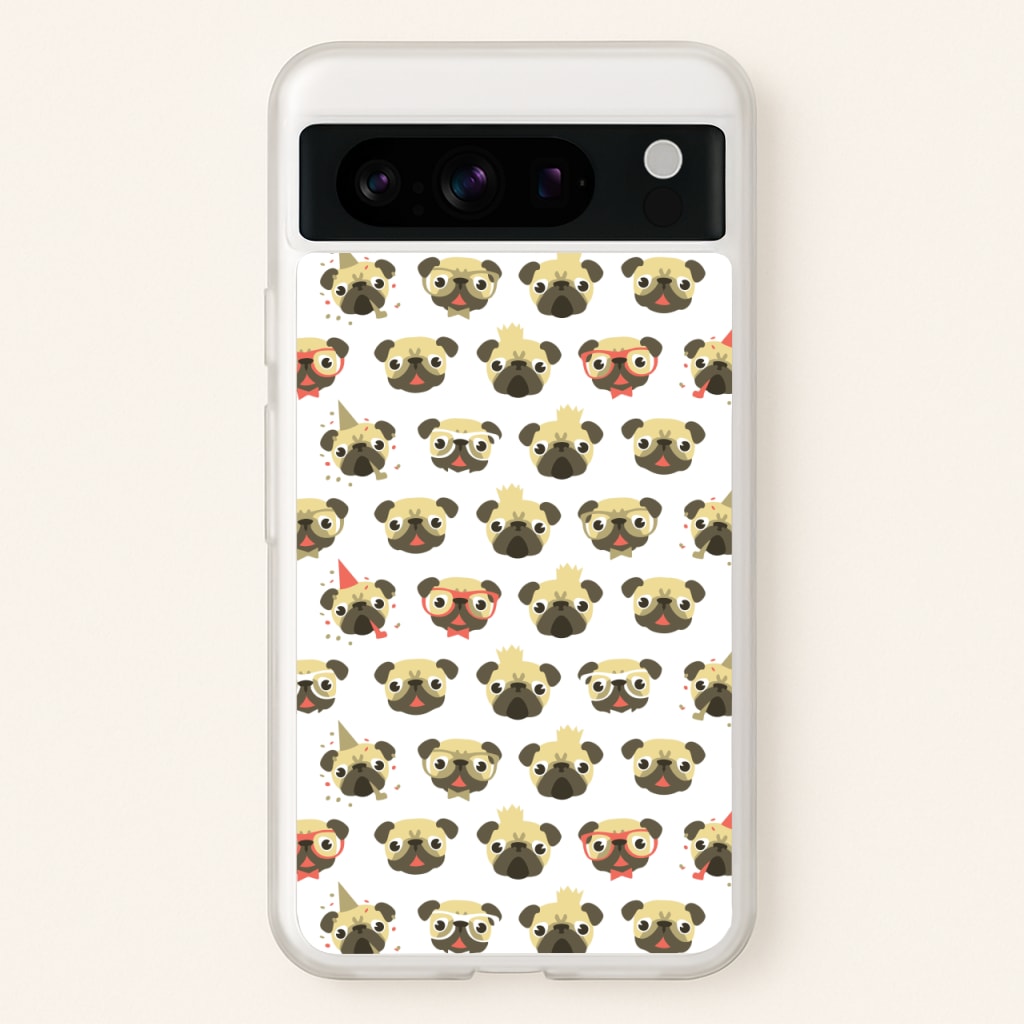 Pug Life - Pug Pattern - Phone Case for Google Pixel 8 Pro