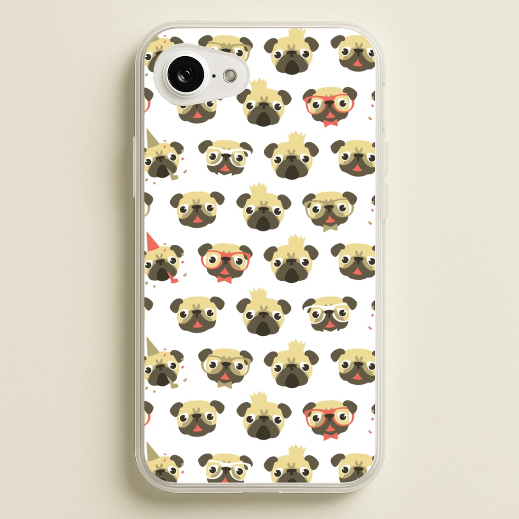 Pug Life - Pug Pattern - Phone Case for iPhone 16e