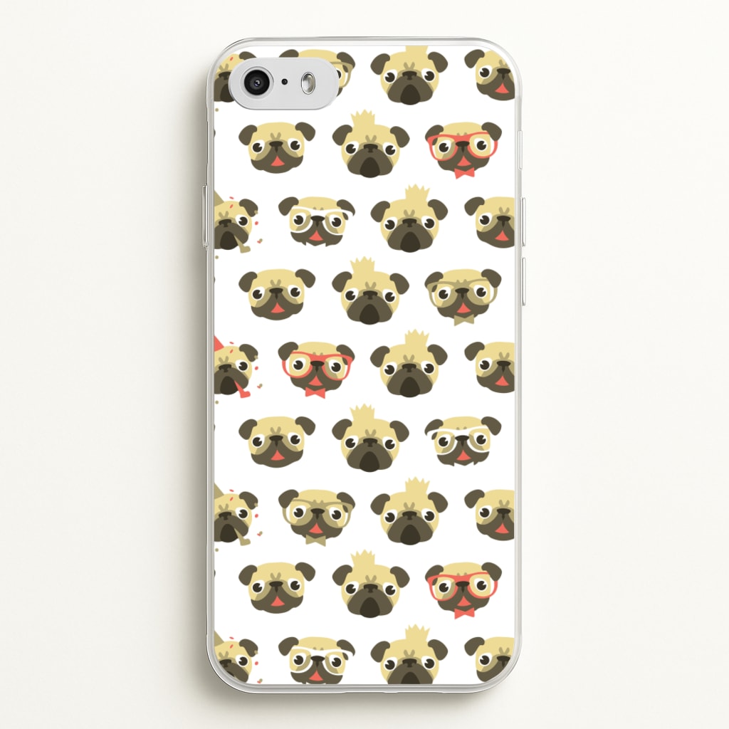 Pug Life - Pug Pattern - Phone Case for iPhone 5 / 5s / SE 2016