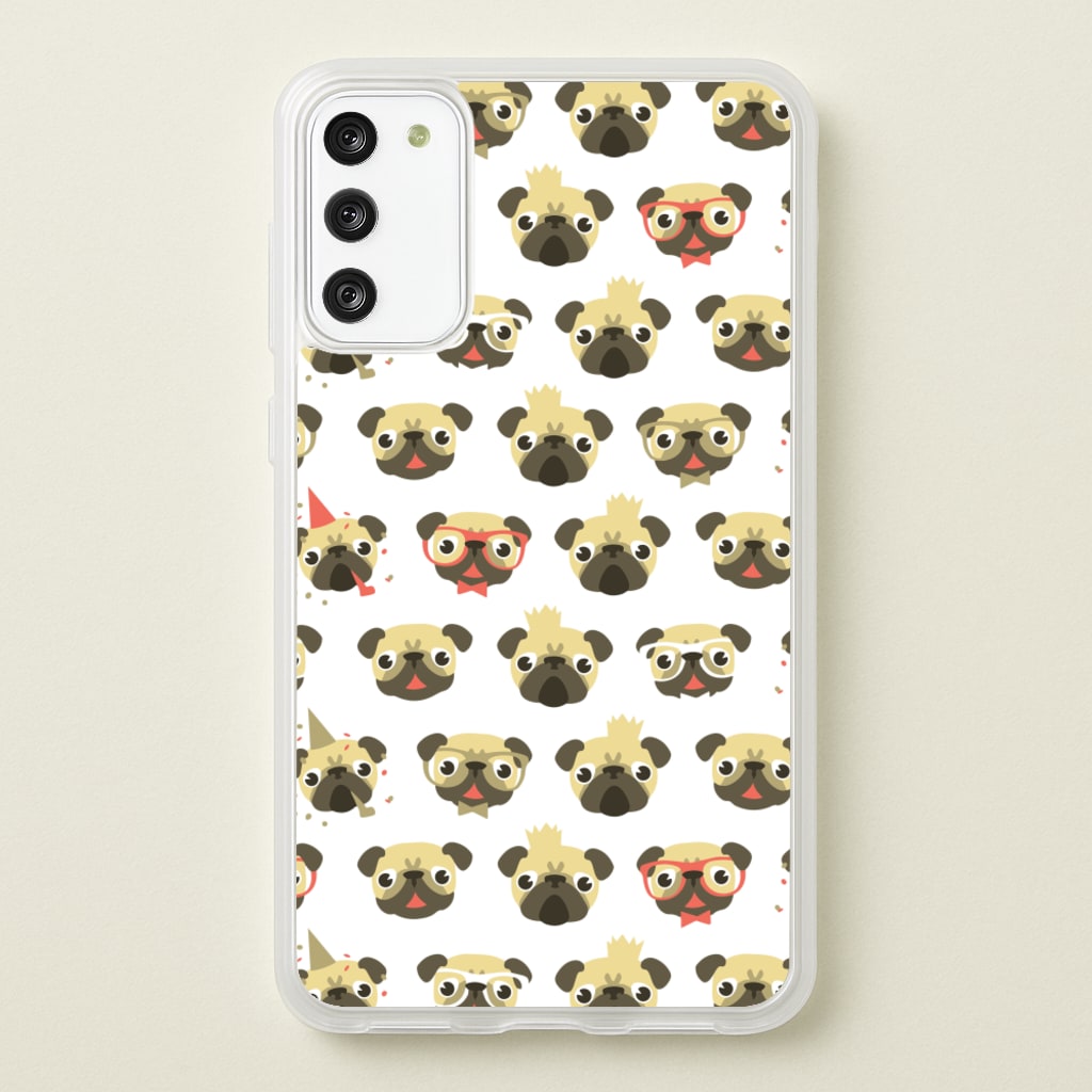 Pug Life - Pug Pattern - Phone Case for Galaxy S20FE
