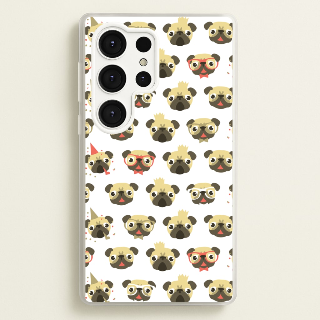 Pug Life - Pug Pattern - Phone Case for Galaxy S25 Ultra