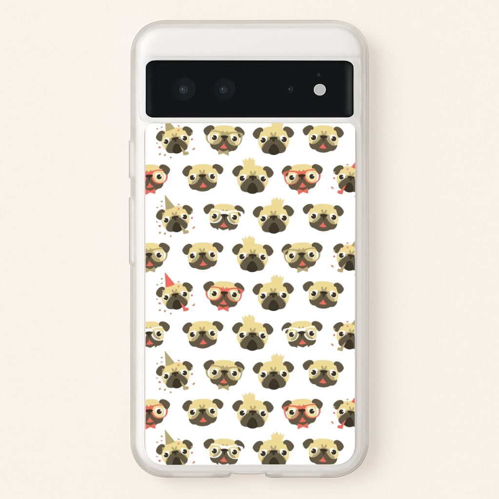Pug Life - Pug Pattern - Phone Case for Google Pixel 6