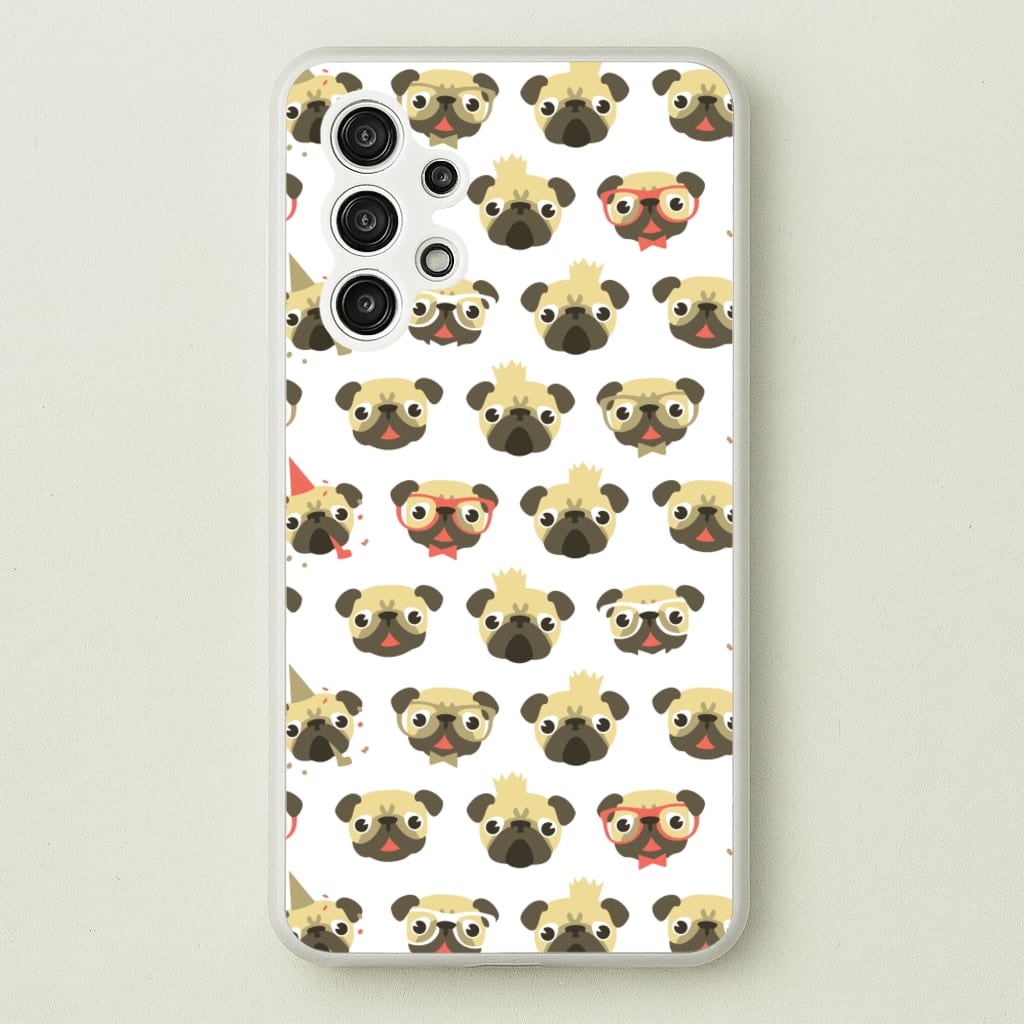 Pug Life - Pug Pattern - Phone Case for Galaxy A13