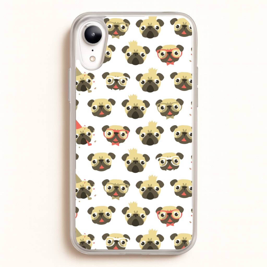 Pug Life - Pug Pattern - Phone Case for iPhone XR