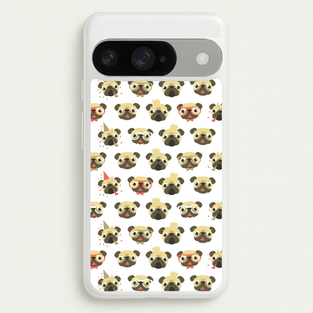 Pug Life - Pug Pattern Phone Case for Google Pixel 10 / 10 Pro