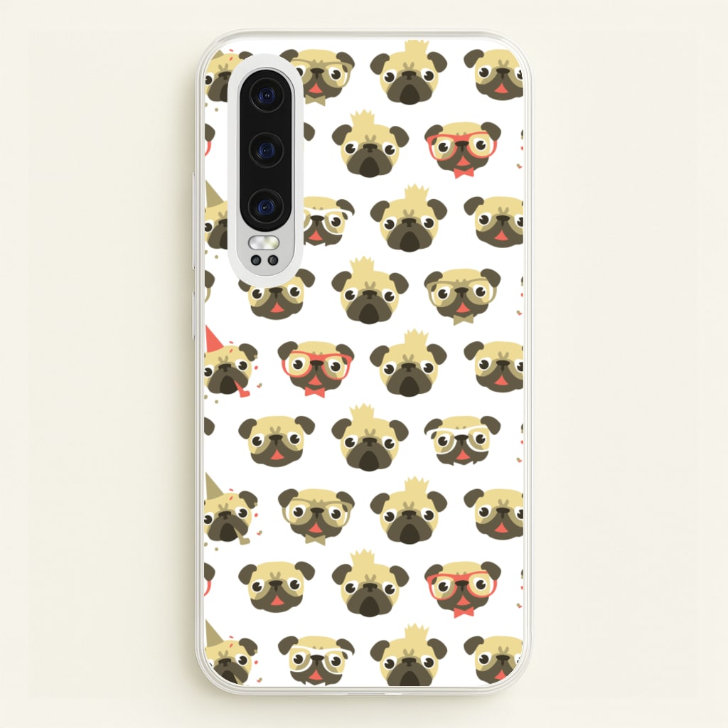 Pug Life - Pug Pattern - Phone Case for Huawei P30