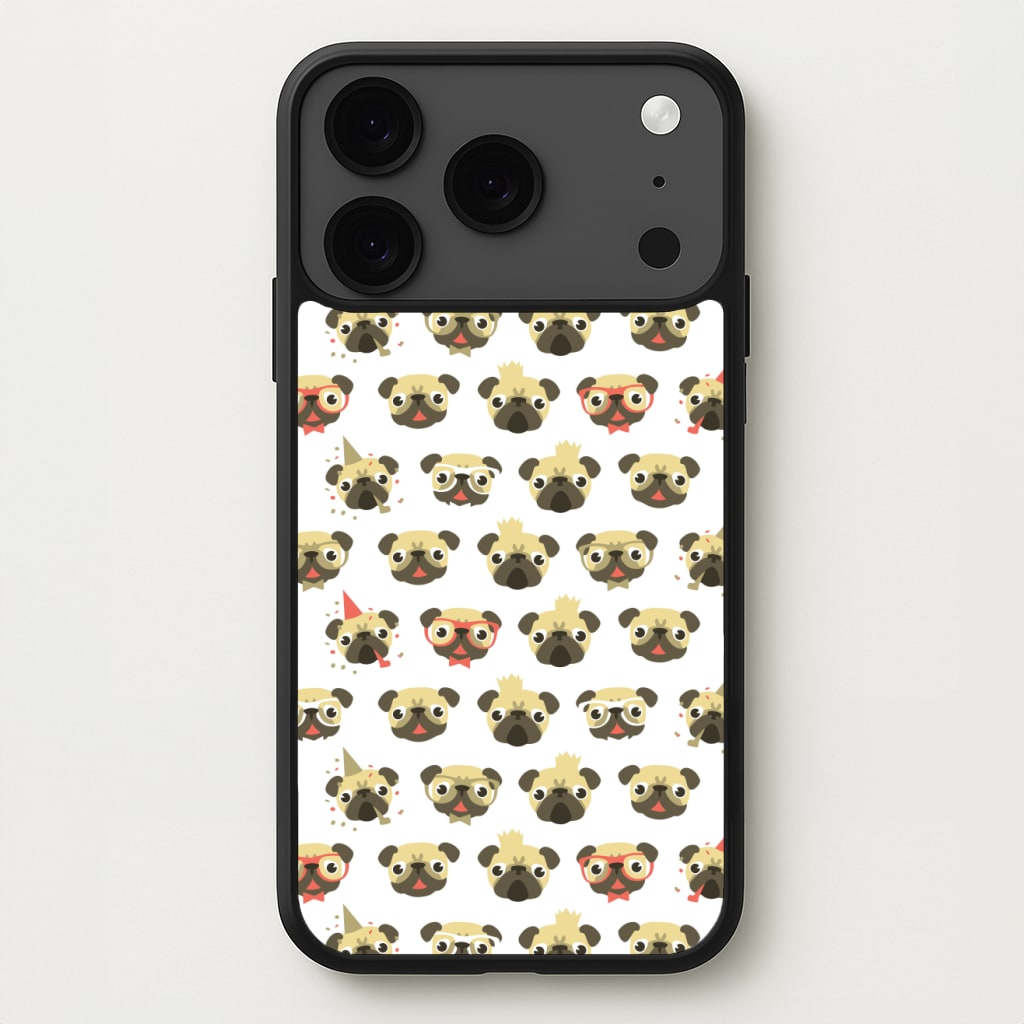 Pug Life - Pug Pattern Phone Case for iPhone 17 Pro