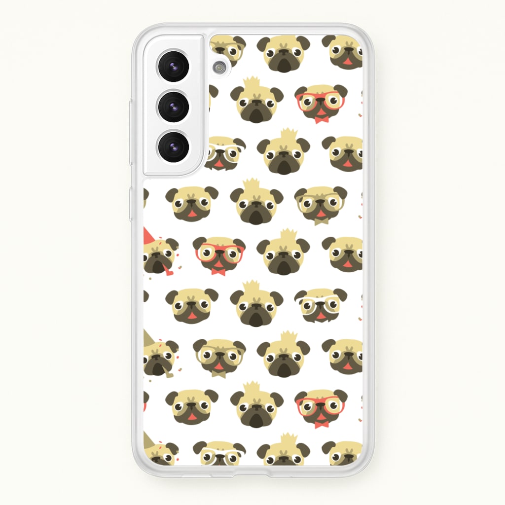 Pug Life - Pug Pattern - Phone Case for Galaxy S21FE